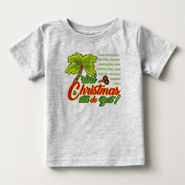 T-shirt Pour Bébé Trini Christmas-Baby Romper (Devant)