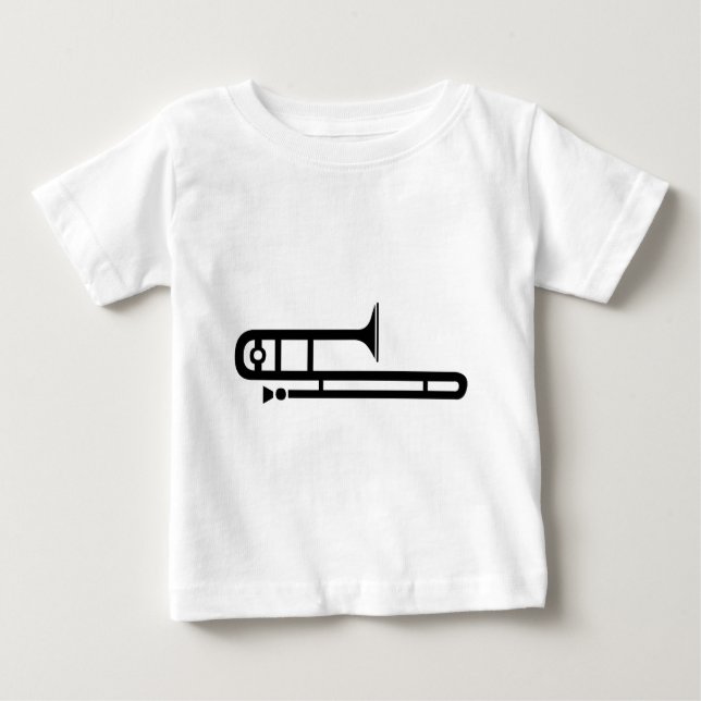 T-shirt Pour Bébé Trombone (Devant)
