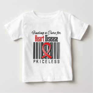 T-shirt Pour Bébé Trouvant un traitement pour la maladie cardiaque