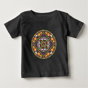T-shirt Pour Bébé Trucs et traitements Mandala Kid's and Baby Shirt