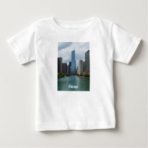 T-shirt Pour Bébé Trump Tower Chicago River