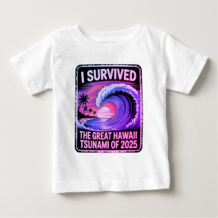 T-shirt Pour Bébé Tsunami testé - Champion Hawaiien de vacances
