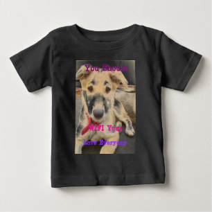 T-shirt Pour Bébé Tu Devrais WIFI Ton Amour Tous Les Jours