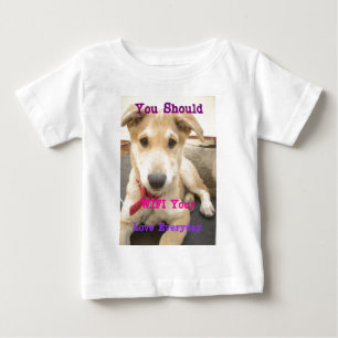 T-shirt Pour Bébé Tu Devrais WIFI Ton Amour Tous Les Jours