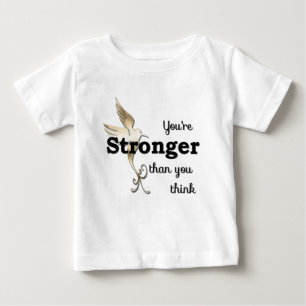 T-shirt Pour Bébé Tu es plus forte que tu ne penses