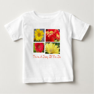 T-shirt Pour Bébé Tu es un Daisy si tu le fais