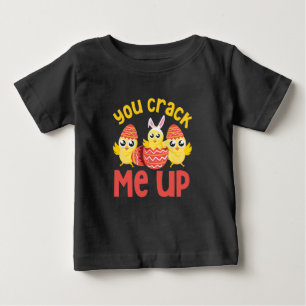 T-shirt Pour Bébé Tu M'As Frappé Les Poussins De Pâques