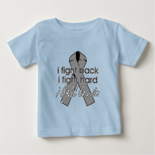 T-shirt Pour Bébé Tumeur cérébrale à laquelle je suis retournée