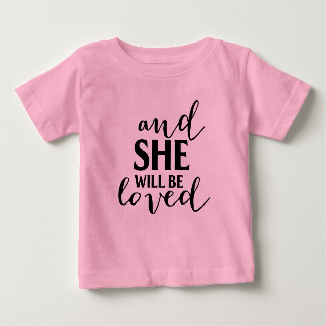 T-shirt Pour Bébé Tutu adoré sur place (Devant)