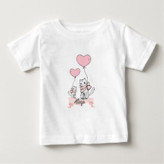 T-shirt Pour Bébé Tutu Conversation coeur