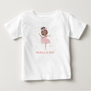 T-shirt Pour Bébé Tutu Cute Ballerina Cadeau d'anniversaire pour béb
