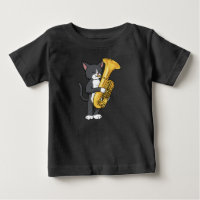 Tuxedo Cat Tuba Cadeaux Femmes Hommes Marching Ban