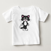 Tuxedo chat bébé tee - shirt