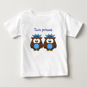 T-shirt Pour Bébé twin owl