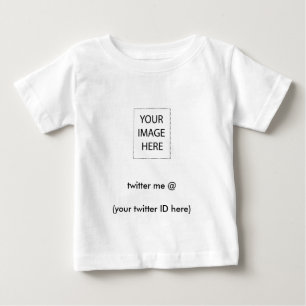 T-shirt Pour Bébé twitter me @ (votre identifiant Twitter ici) Le MU