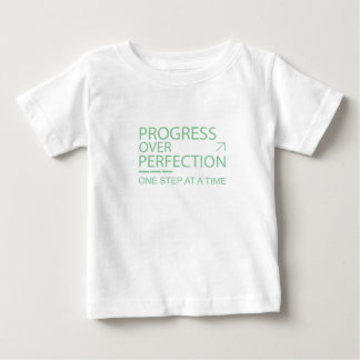 T-shirt Pour Bébé Typographie Motivationnelle Progrès Plutôt que Per