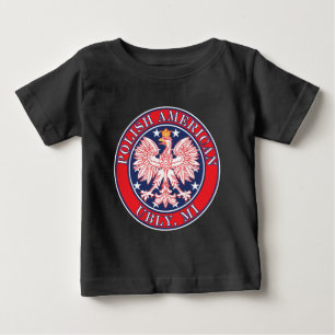 T-shirt Pour Bébé Ubly Michigan polonais