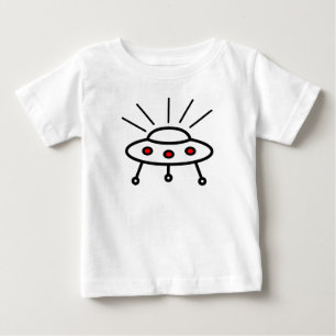 T-shirt Pour Bébé UFO je crois l'alien de soucoupe volante