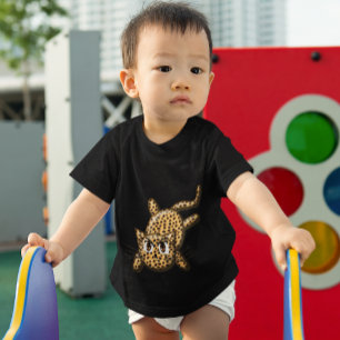T-shirt Pour Bébé Ultra mignonne Anime Leopard Kitty