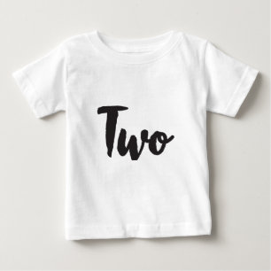 T-shirt Pour Bébé Un 2e anniversaire Deuxième anniversaire Mon 2e an