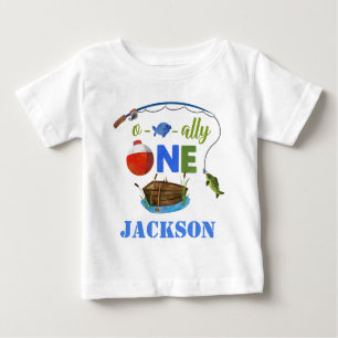 T-shirt Pour Bébé Un bébé t-shirt Ofish-ally Big ONE garçon