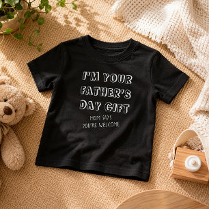 T-shirt Pour Bébé Un cadeau amusant de première Fête des pères po