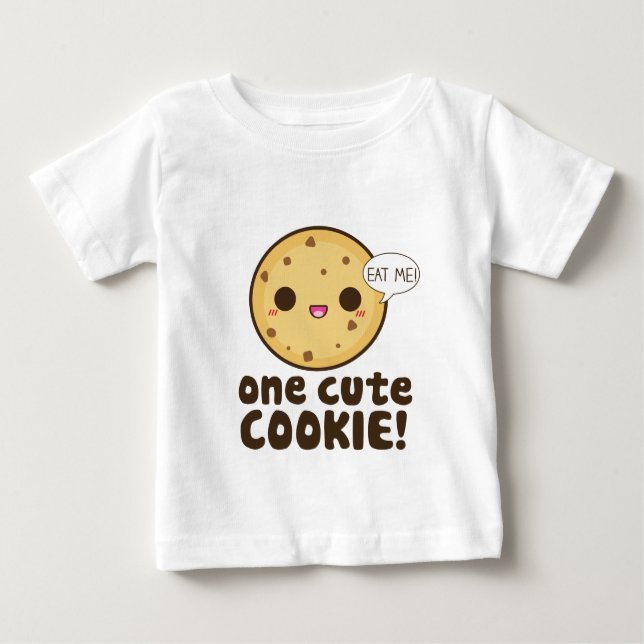 T-shirt Pour Bébé Un Cute Cookie ! (Devant)