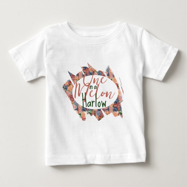 T-shirt Pour Bébé Un dans un Melon Premier anniversaire - Vibes d'ét (Devant)