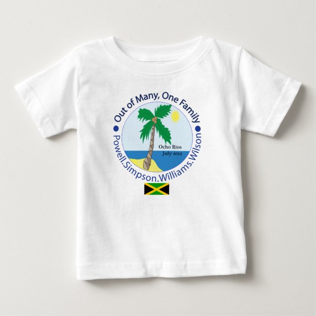 T-shirt Pour Bébé Un enfant en bas âge de famille (Devant)
