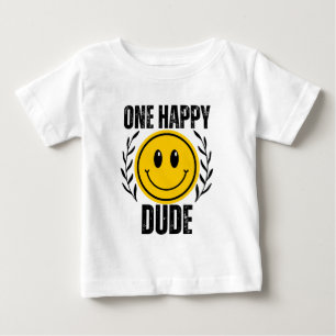 T-shirt Pour Bébé Un heureux garçon pour son premier anniversaire