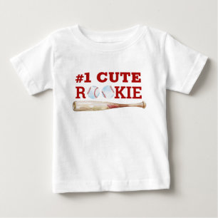 T-shirt Pour Bébé Un joli rookie Baseball