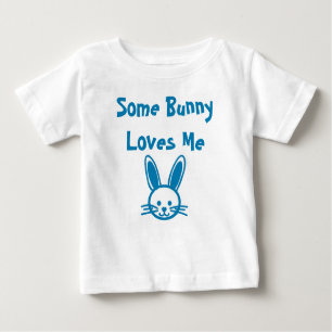 T-shirt Pour Bébé Un Lapin M'Aime