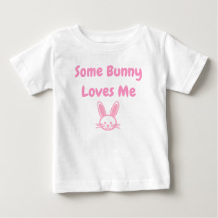 T-shirt Pour Bébé Un Lapin M'Aime