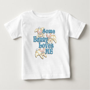 T-shirt Pour Bébé Un Lapin M'Aime
