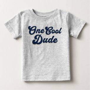 T-shirt Pour Bébé Un mec cool pour son 1er anniversaire