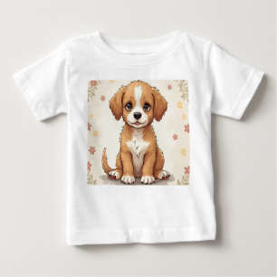 T-shirt Pour Bébé un mignon petit chiot