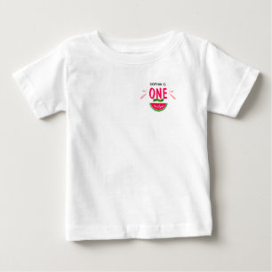 T-shirt Pour Bébé Un Nom Dans Un Melon