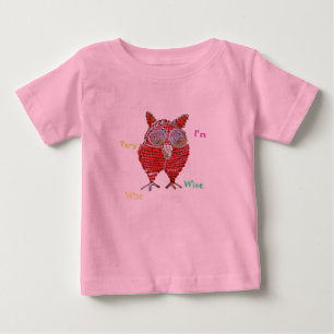 T-shirt Pour Bébé Un objet chouette sage