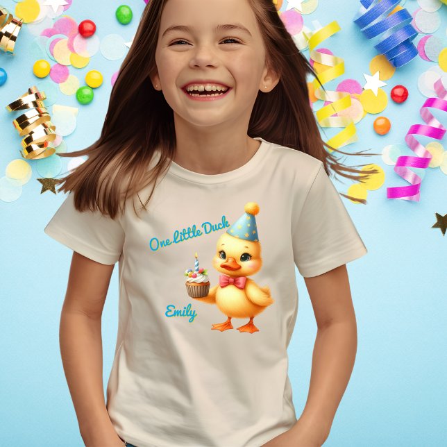 T-shirt Pour Bébé Un petit canard mignon cadeau d'anniversaire (Créateur téléchargé)
