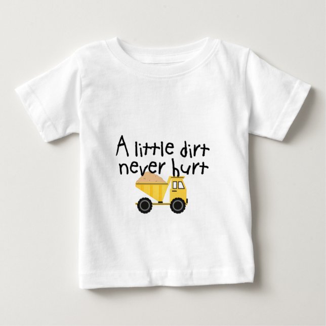 T-shirt Pour Bébé Un Peu De Chemin Ne Fait Jamais Mal ! (Devant)