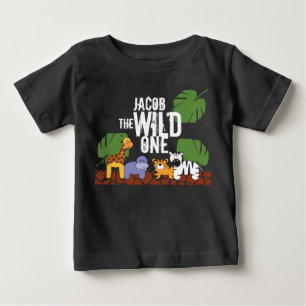 T-shirt Pour Bébé Un Safari personnalisé pour un premier anniversai
