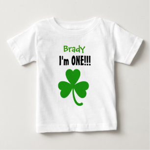 T-shirt Pour Bébé Un shamrock chanceux V05 de ęr anniversaire d'an