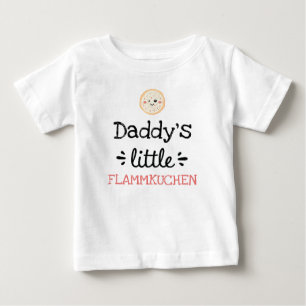 T-shirt Pour Bébé [Un texte quelconque] Petit Flammkuchen