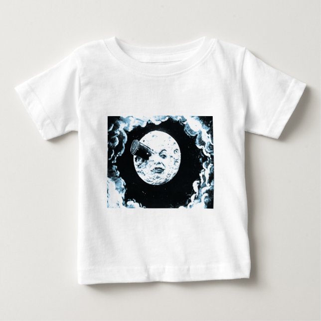 T-shirt Pour Bébé Un voyage sur la Lune (Devant)