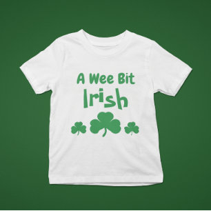 T-shirt Pour Bébé Un Weit Un Peu Irlandais
