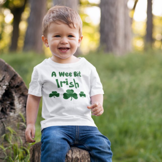 T-shirt Pour Bébé Un Weit Un Peu Irlandais (Créateur téléchargé)