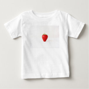 T-shirt Pour Bébé Une glace à fraise rouge