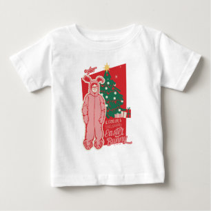 T-shirt Pour Bébé Une histoire de Noël   Lapin De Pâques Dérangé