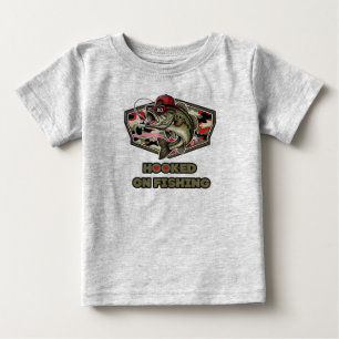 T-shirt Pour Bébé Une illustration amusante et audacieuse d'une bass