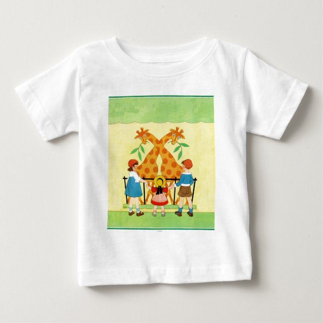 T-shirt Pour Bébé Une Journée Au Zoo (Devant)